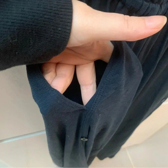 Kit & Ace At Ease Jumpsuit Dark Navy S - Picture 4 of 11